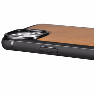 iCarer Nahka Öljyvaha kotelo päällystetty luonnollinen nahka iPhone 14 Plus ruskea (WMI14220719-TN)