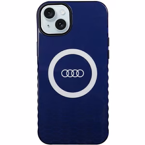 Audi IML Big Logo MagSafe Suojakuori iPhone 15 Plus 6,7:lle - sininen