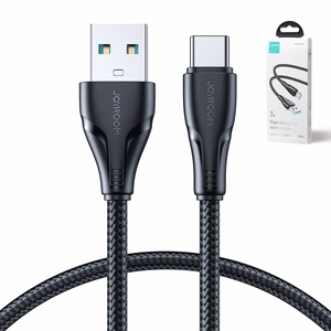 Joyroom Surpass Series A11 USB-A / USB-C 3A kaapeli 1.2 m - musta