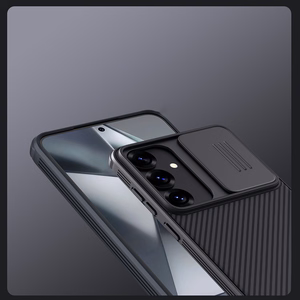 Nillkin CamShield Pro Suojakuori Samsung Galaxy S25:lle kameransuojalla - musta