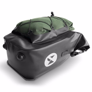 Vedenpitävä pyörän tavaratelinelaukku Wozinsky WBB24BK, 25 l, musta