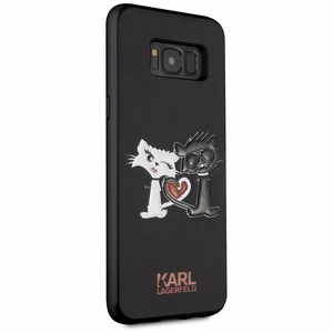 Karl Lagerfeld Choupette In Love Case for Samsung Galaxy S8 Plus - Black