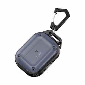 Tech-Protect Rough Hook Suojakuori karabiinilla Apple AirPods Pro 1 / 2:lle - sininen