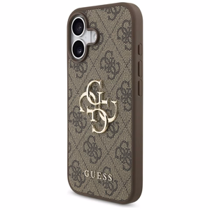 Guess 4G Big Logo Suojakuori iPhone 17:lle - Ruskea
