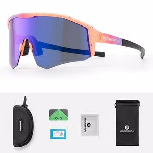 Rockbros SP297 polarisoidut pyöräilylasit - violetit