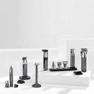 BaByliss Super-X Metal OT996E – johdoton märkä- ja kuivakäyttöinen partatrimmeri, hopea