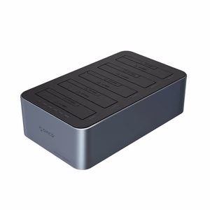 Orico 6656C3-C 5-Bay Docking Station with Offline Clone Function 2.5"/3.5" SATA HDD/SSD - Gray