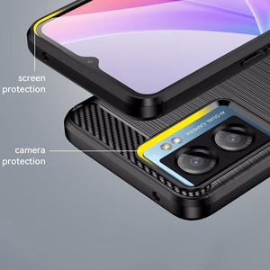 Hiili Kotelo Xiaomi Poco F4 5G joustava silikoni hiili kansi musta