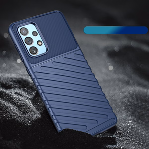Thunder Case joustava panssaroitu suojus Samsung Galaxy A73 sininen