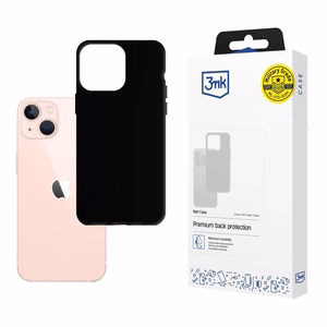 Kotelo iPhone 14 Plus -puhelimelle 3mk Matt Case -sarjasta - musta