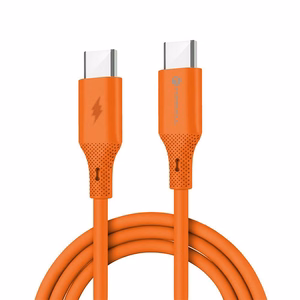 Cable USB C to USB C Forcell F-Energy QC4.0 PD 3A 60W Silicone 1 m C344 orange