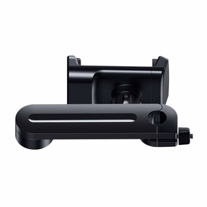 Baseus WXHZ-01 BackSeat Holder Qi 15W langattomalla latauksella varustettu auton niskatuen puhelinteline - musta