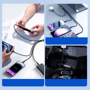 USB-kaapeli Joyroom 4in1 / S-1T4018A18 musta 120cm