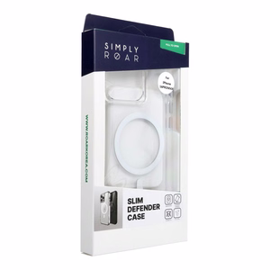 ROAR Suojakuori SLIM DEFENDER yhteensopiva MagSafe iPhone 16 Pro Max:lle läpinäkyvä
