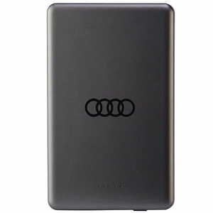 Tehopankki Audi Big Logo MagSafe induktiivinen 15W 5000mAh - harmaa