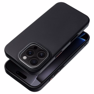Suojakuori iPhone 16 Pro Max:lle Carbon Elite Mag Cover MagSafe-yhteensopiva musta