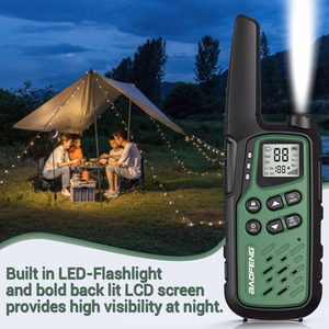 Baofeng BF-T25E -radiopuhelinsetti, 2 kpl, vihreät
