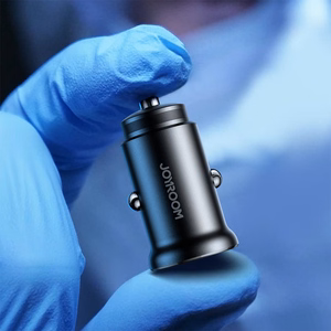Car charger Joyroom JR-CCN05 USB-C/USB-A 30W black