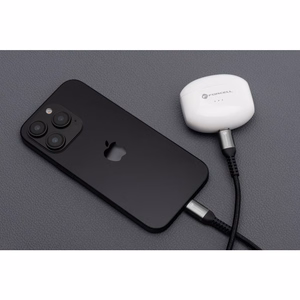 Kaapeli USB A - USB C Forcell F-Energy QC4.0 3A 66W Cafule 3 m C256 musta