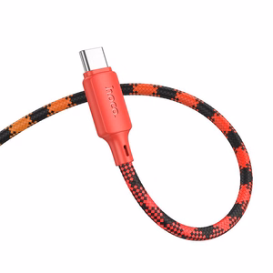 Kaapeli USB A - USB C Hoco 3A 1 m X116 gradientti punainen