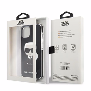 Karl Lagerfeld Iconik Karl Kotelo iPhone 13 mini - Musta