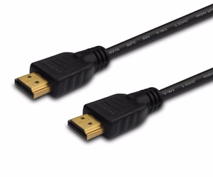 SAVIO CL-195 HDMI-kaapeli 2 m, musta, kullatut liittimet, v2.0 high speed, ethernet/3D