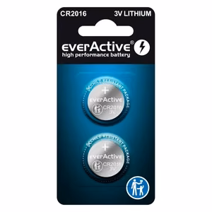 Litium mini paristot everActive CR2016 läpipainopakkaus 2 kpl