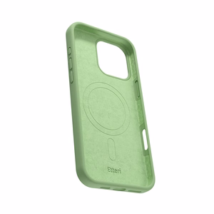 Etteri Silikoninen Mag suojakuori iPhone 16 Pro Max 6,9:lle vaaleanvihreä