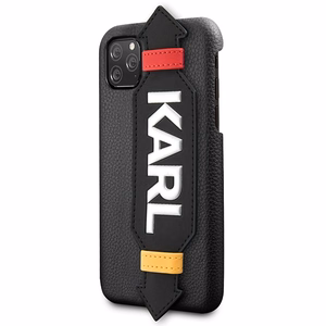 Karl Lagerfeld Strap Case for iPhone 11 Pro 5.8" - Black