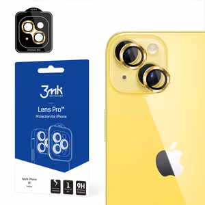 Apple iPhone 14 - 3mk Lens Protection Pro keltainen