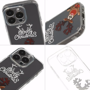 TEL PROTECT Joulu Suojakuori Samsung S23 Ultralle Design 1 läpinäkyvä