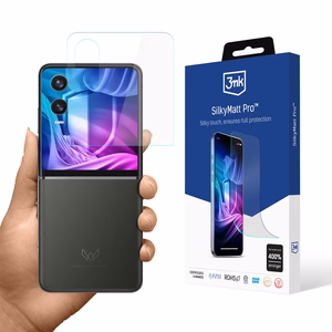Tecno Phantom V Flip2 (front) – 3mk Silky Matt Pro puhelimen näytönsuoja
