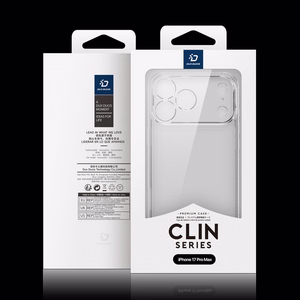 DUX DUCIS suojakuori CLIN iPhone 17 Pro Max:lle läpinäkyvä