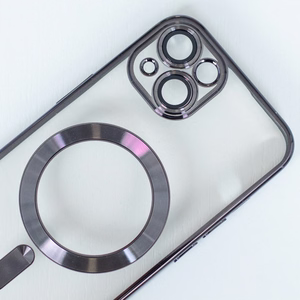 Color Chrome Mag suojakuori iPhone 17 Pro Max 6,9:lle musta avoin rengas