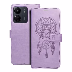 MEZZO kirjakotelo XIAOMI Redmi 13C / POCO C65:lle unisuodatin violetti