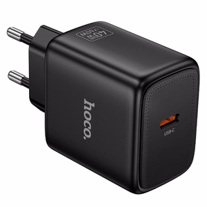 Puhelimen GaN-laturi Hoco USB C PD AVS 40W max 60W N83 musta
