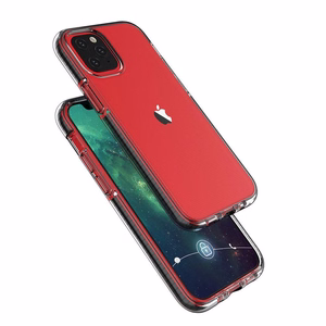 Spring Case kirkas TPU geeli suojakuori värikäs kehys iPhone 13 mini tummansininen tummansininen