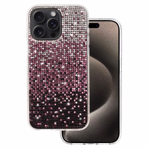 Tel Protect Diamond Suojakuori iPhone 16 Pro Max:lle burgundinpunainen