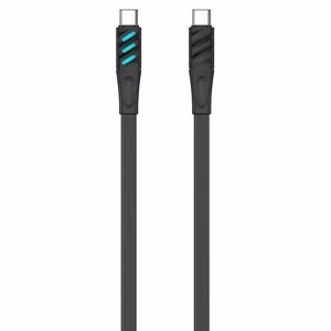 Havit CB6254 - USB Type C - USB Type C -latauskaapeli, 1 m (musta)
