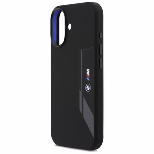 BMW M Silicon Vertical Logo MagSafe Suojakuori iPhone 17:lle - Musta