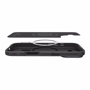 Spigen Optik Armor MagSafe Suojakuori iPhone 17:lle - musta