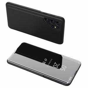 Clear View suojakuori Xiaomi POCO C65 / Redmi 13C:lle läpällä - musta