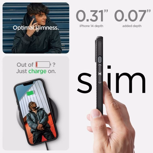 Spigen Mag Armor iPhone 14 Plus Case - Matte Black