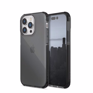 Raptic X-Doria Clear Case iPhone 14 Pro panssaroitu suojus harmaa