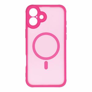 FULL MATTE MAG COVER magneettinen puhelimen kuori, MagSafe-yhteensopiva, IPHONE 15, pinkki