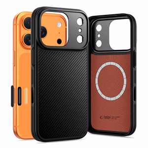 Tech-Protect Kevlar Aramid MagSafe Suojakuori iPhone 17 Pro Max:lle - Musta