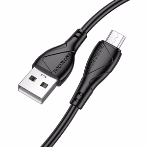 Borofone Kaapeli BX121 Energy - USB Micro USB - 2,4A 1 metri musta