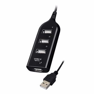 Vakoss TC-234UX USB 2.0 -keskitin musta