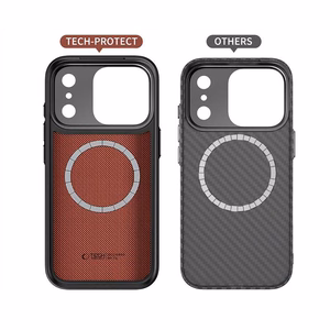 Tech-Protect Kevlar Aramid MagSafe Suojakuori iPhone 17 Pro Max:lle - Musta