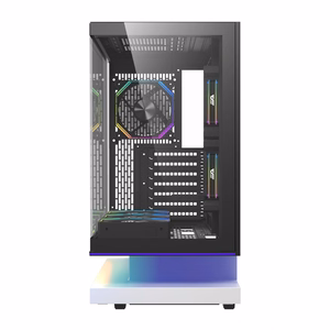 DarkFlash F1 ATX -tietokonekotelo ja 6 tuuletinta, valkoinen